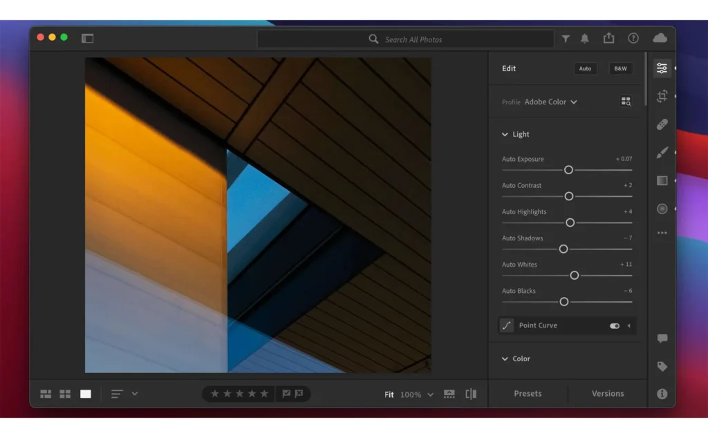 adobe light room macos
